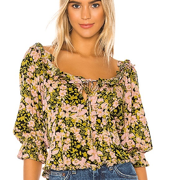 Free People Tops - Free People • Sweet Memories floral blouse